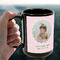 Baby Girl Photo 15oz. Black Mug - LIFESTYLE