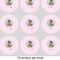 Baby Girl Photo 2" Multipurpose Round Labels - Sheet