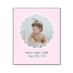 Baby Girl Photo Wood Print - 20x24