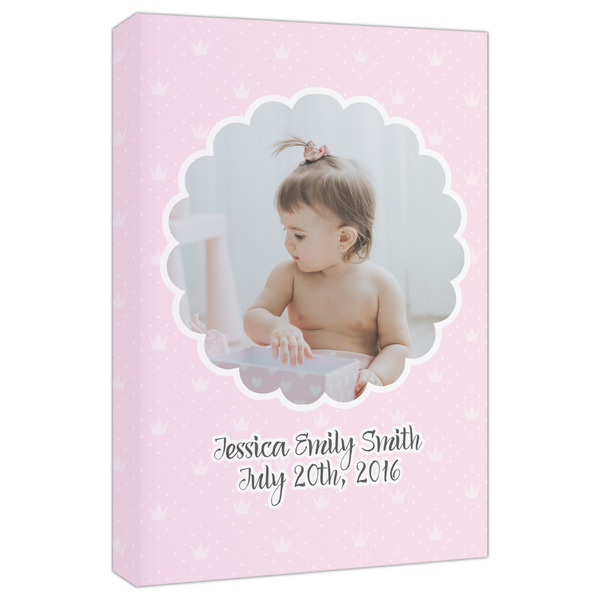 Custom Baby Girl Photo Canvas Print - 20x30