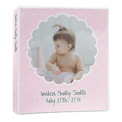Baby Girl Photo 3-Ring Binder - 1 inch (Personalized)