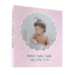 Baby Girl Photo 3 Ring Binder - Full Wrap - 1"