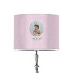 Baby Girl Photo 8" Drum Lamp Shade - Poly-film