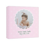 Baby Girl Photo Canvas Print - 8x8