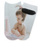 Baby Girl Photo Adult Ankle Socks - Single Pair - Front and Back