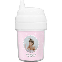Baby Girl Photo Baby Sippy Cup (Personalized)
