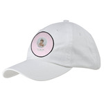 Baby Girl Photo Baseball Cap - White