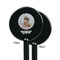 Baby Girl Photo Black Plastic 5.5" Stir Stick - Single Sided - Round - Front & Back