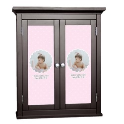 Baby Girl Photo Cabinet Decal - Large (Personalized)