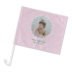 Baby Girl Photo Car Flag