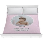 Baby Girl Photo Comforter - King (Personalized)