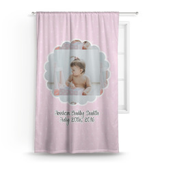 Baby Girl Photo Curtain Panel - Custom Size