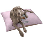 Baby Girl Photo Dog Bed - Large