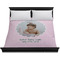 Baby Girl Photo Duvet Cover - King - On Bed - No Prop