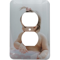 Baby Girl Photo Electric Outlet Plate