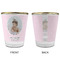 Baby Girl Photo Glass Shot Glass - with gold rim - APPROVAL