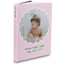 Baby Girl Photo Hardbound Journal - 5.75" x 8" (Personalized)