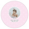 Baby Girl Photo Icing Circle - Large - Single