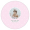 Baby Girl Photo Icing Circle - Small - Single