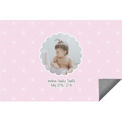 Baby Girl Photo Indoor / Outdoor Rug - 4'x6' (Personalized)