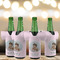 Baby Girl Photo Jersey Bottle Cooler - Set of 4 - LIFESTYLE