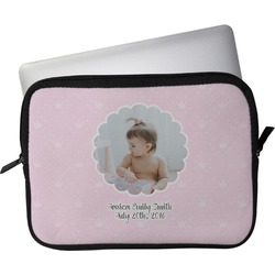 Baby Girl Photo Laptop Sleeve / Case - 13" (Personalized)