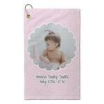 Baby Girl Photo Microfiber Golf Towel - Small