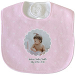 Baby Girl Photo Velour Baby Bib