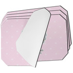 Baby Girl Photo Dining Table Mat - Octagon - Set of 4 (Single-Sided)