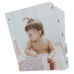 Baby Girl Photo Binder Tab Divider - Set of 5