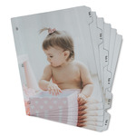 Baby Girl Photo Binder Tab Divider - Set of 6