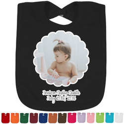 Baby Girl Photo Cotton Baby Bib