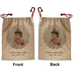 Baby Girl Photo Santa Sack - Front & Back