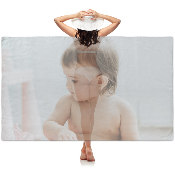 Custom Baby Girl Photo Sheer Sarong