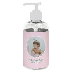 Baby Girl Photo Plastic Soap / Lotion Dispenser (8 oz - Small - White)