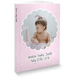 Baby Girl Photo Softbound Notebook - 7.25" x 10" (Personalized)