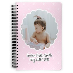 Baby Girl Photo Spiral Notebook