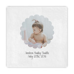 Baby Girl Photo Standard Decorative Napkins