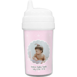 Baby Girl Photo Toddler Sippy Cup (Personalized)