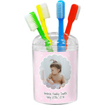 Baby Girl Photo Toothbrush Holder (Personalized)