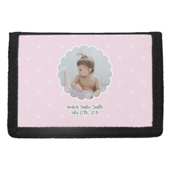 Baby Girl Photo Trifold Wallet (Personalized)