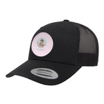 Baby Girl Photo Trucker Hat - Black