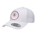 Baby Girl Photo Trucker Hat - White