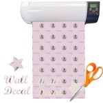 Baby Girl Photo Vinyl Sheet (Re-position-able)