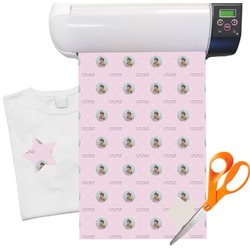 Baby Girl Photo Heat Transfer Vinyl Sheet (12"x18")