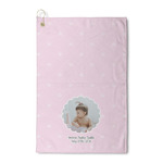 Baby Girl Photo Waffle Weave Golf Towel