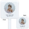 Baby Girl Photo White Plastic Stir Stick - Double Sided - Approval