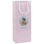 Baby Girl Photo Wine Gift Bags - Gloss