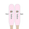 Baby Girl Photo Wooden Food Pick - Paddle - Double Sided - Front & Back