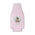 Baby Girl Photo Zipper Bottle Cooler